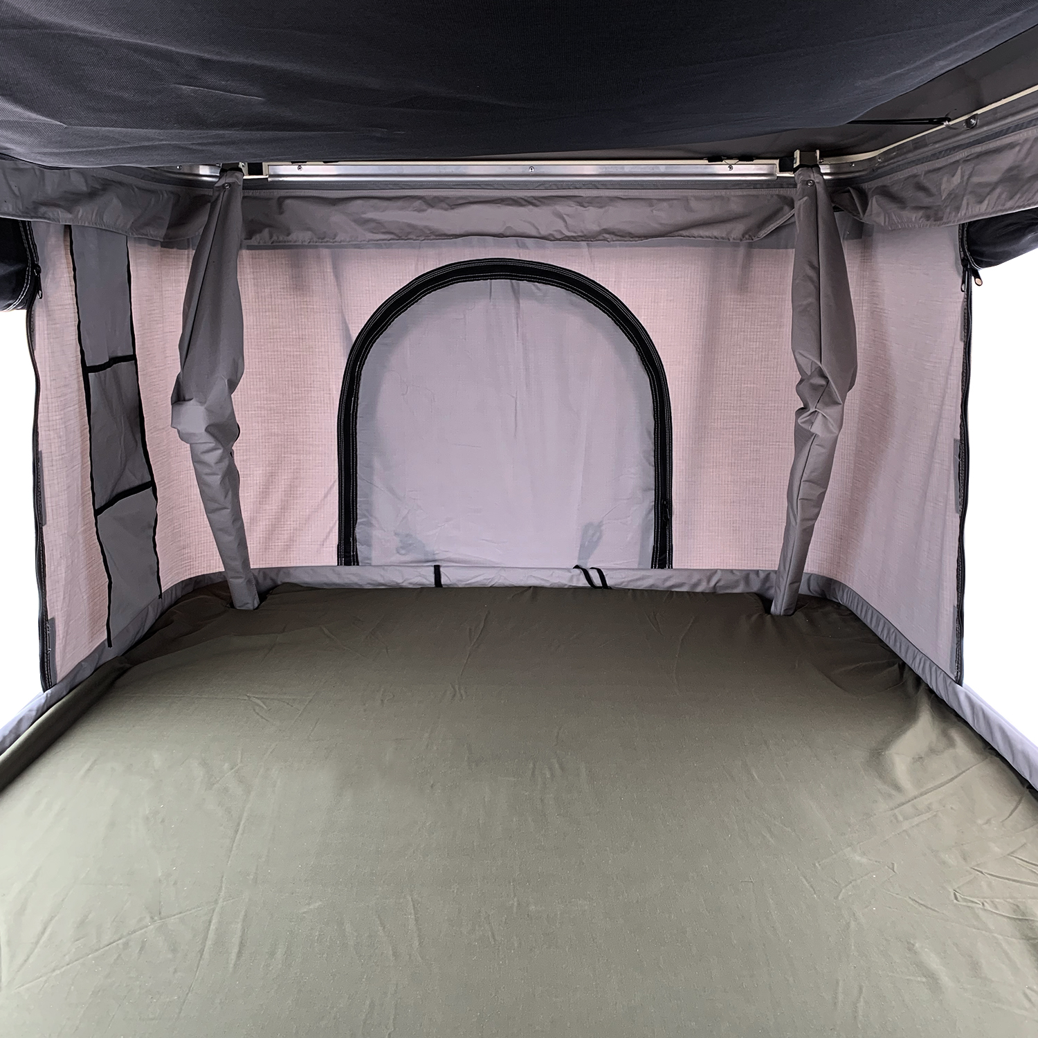 Nomad Hardshell Rooftop Tent - Black/Green