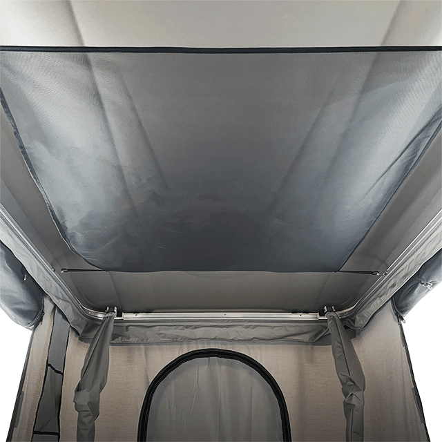 Trustmade Hard Shell Rooftop Tent 2mins Setup 100% Waterproof 50mm Mattress Pick Up Available-Black + Grey