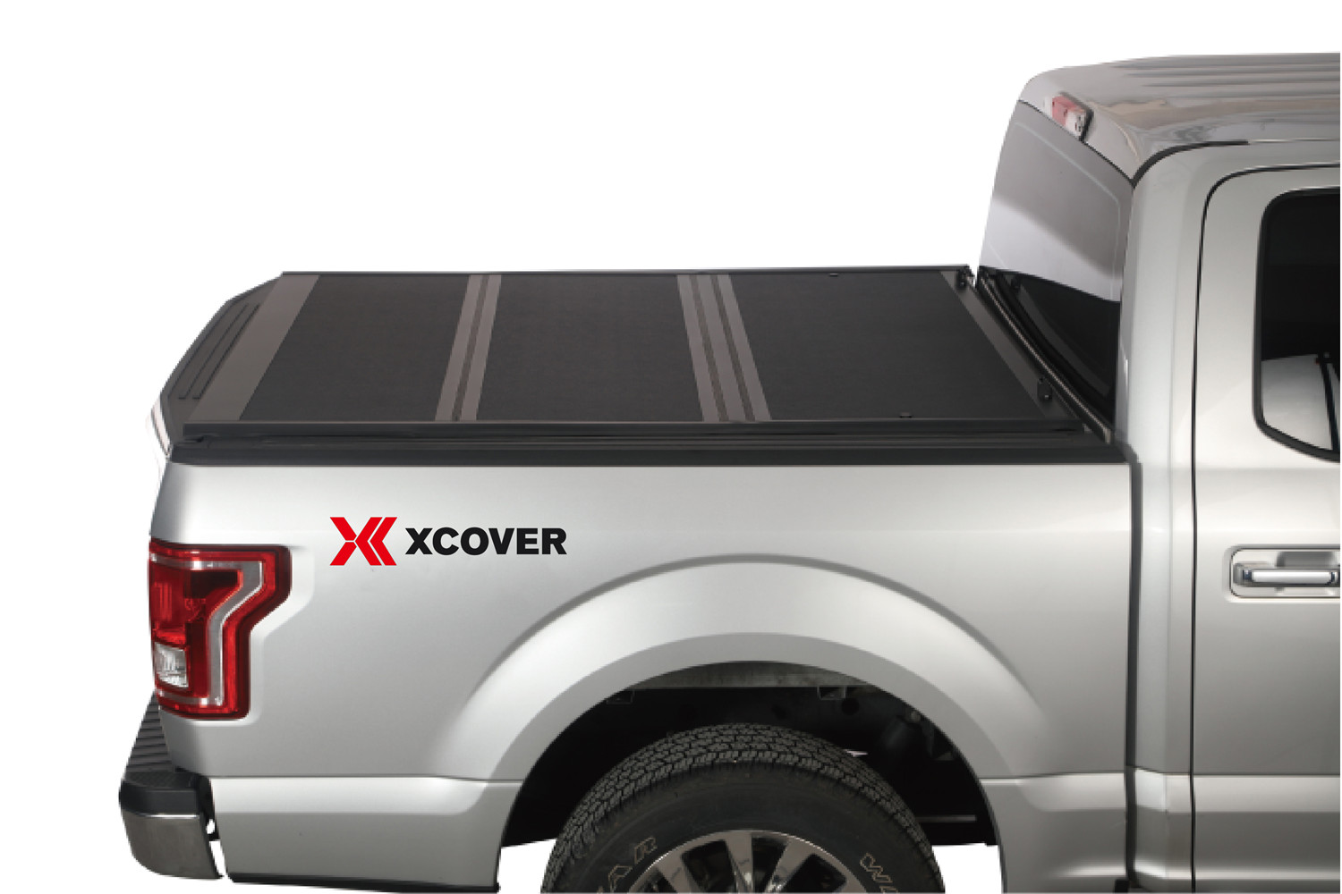 Xcover Hard Folding Low Profile Truck Bed Tonneau Cover, 6 Ft Bed (72")